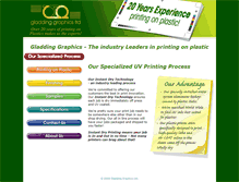 Tablet Screenshot of gladdinggraphics.com